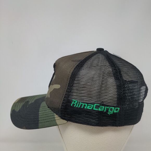 RimaCargo Snapback Mesh Back Trucker Hat Camo OSFM New Era 9Forty - Picture 3 of 8